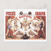  Russische strijders Briefkaart (Voorkant)