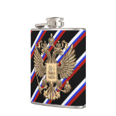 Russische stripvlag heupfles (Links)