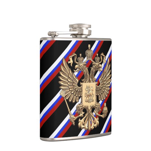 Russische stripvlag heupfles (Rechts)