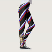 Russische stripvlag leggings (Rechts)