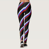 Russische stripvlag leggings (Achterkant)