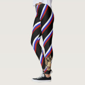 Russische stripvlag leggings (Links)