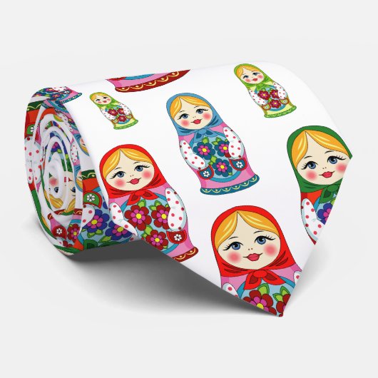 Russische stropdas voor mannen nekstropdassen (Opgerold)