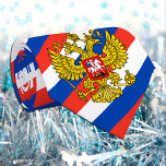 Russische Stropdassen, mode Russische vlag Stropdas<br><div class="desc">Stropdas: Patriottische Russische vlag mode streept met wapenbezit en Russisch businessdesign - houd van mijn land,  kantoor,  reizen,  nationale patriotten / sportfans</div>