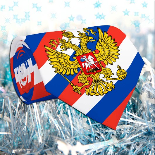 Russische Stropdassen, mode Russische vlag Stropdas