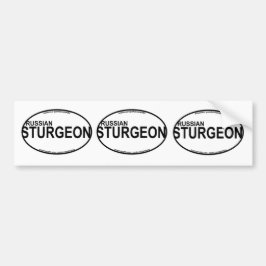 Russische Sturgeon Euro Stickers