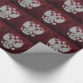 Russische symboolvlag rood cadeaupapier (Hoek)