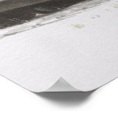 Russische T-34 legertank, zijdelings uitzicht. Poster (Hoek)