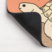  Russische tortoise Mousepad Muismat (Hoek)