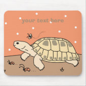 Russische tortoise Mousepad Muismat (Voorkant)