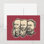 Russische trojka: Tolstoy, Dostoevsky, Chekhov Briefkaart (Voorkant / Achterkant)