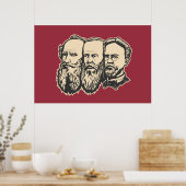 Russische trojka: Tolstoy, Dostoevsky, Chekhov Poster (Keuken)