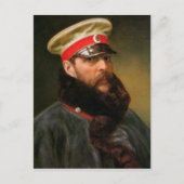 Russische tsar Alexander II Briefkaart (Voorkant)