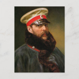 Russische tsar Alexander II Briefkaart