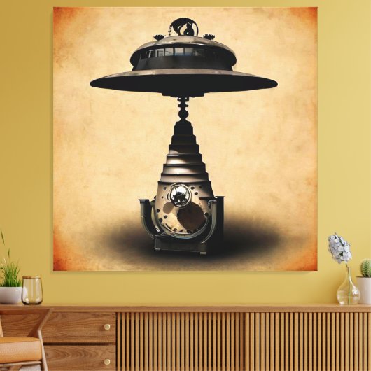 Russische UFO Canvas Afdruk (Insitu (Woonkamer))
