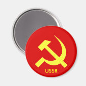 Russische USSR Hamer & Sikkelmagneet Magneet (Voorkant / Achterkant)