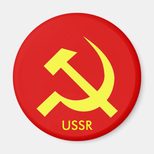 Russische USSR Hamer & Sikkelmagneet Magneet (Voorkant)