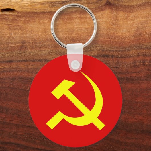 Russische USSR Hammer & Sickle Sleutelhanger (Voorkant)