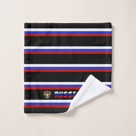 Russische vlag bad handdoek (Wasdoekje)