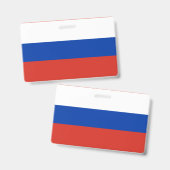 Russische vlag badge (Voor- en achterkant)