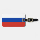 Russische vlag bagagelabel (Voorkant horizontaal)