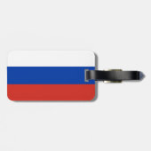 Russische vlag bagagelabel (Achterkant horizontaal)