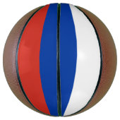 Russische vlag basketbal (Verticaal)