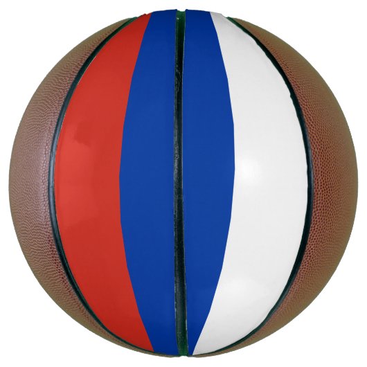 Russische vlag basketbal (Verticaal)