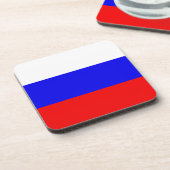 Russische vlag bier onderzetter (Linkerzijde)