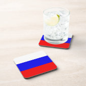 Russische vlag bier onderzetter (Rechterzijde)