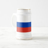 Russische vlag bierpul (Voorkant links)