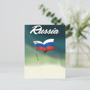 Russische vlag briefkaart