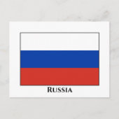 Russische vlag briefkaart (Voorkant)