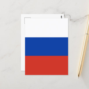 Russische vlag briefkaart