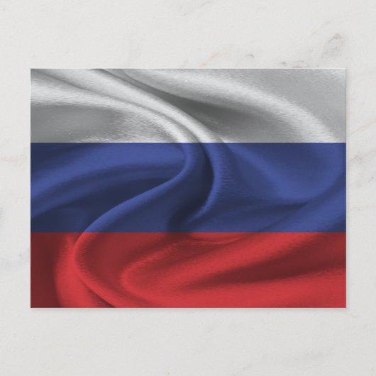 Russische vlag briefkaart (Voorkant)