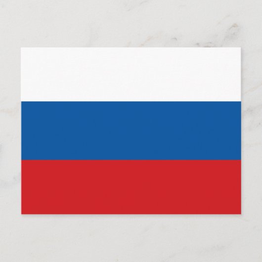 Russische vlag briefkaart (Voorkant)