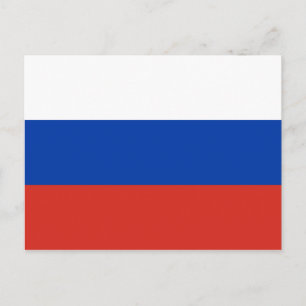 Russische vlag briefkaart