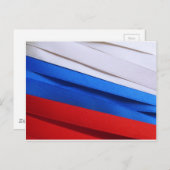 Russische vlag briefkaart (Voorkant / Achterkant)