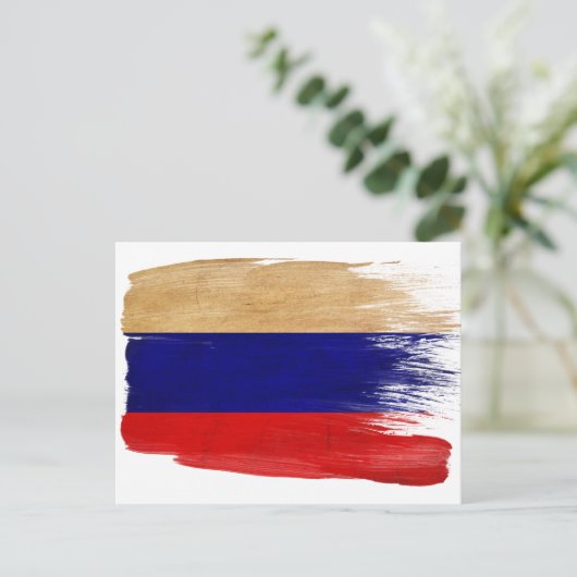 Russische vlag-Briefkaarten Briefkaart (Staand voorkant)