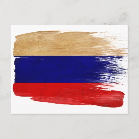 Russische vlag-Briefkaarten Briefkaart (Voorkant)