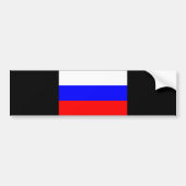 RUSSISCHE VLAG BUMPERSTICKER (Voorkant)