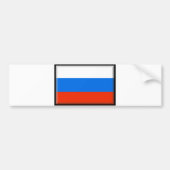 Russische vlag bumpersticker (Voorkant)
