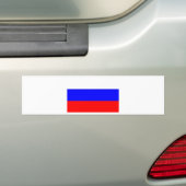 Russische vlag bumpersticker (Op auto)