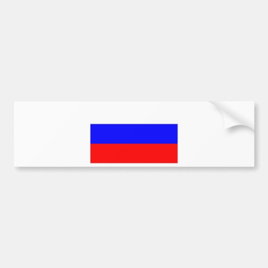 Russische vlag bumpersticker (Voorkant)