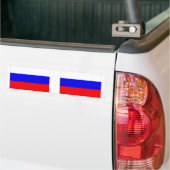 Russische vlag bumpersticker (Op Truck)