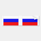 Russische vlag bumpersticker (Voorkant)