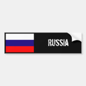 Russische vlag bumpersticker (Voorkant)