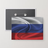 Russische vlag Button (Voorkant / Achterkant)
