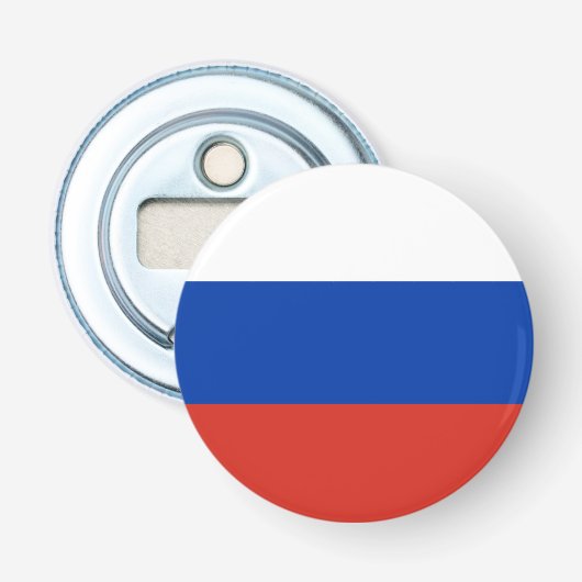 Russische vlag button flesopener (Voorkant)