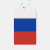Russische vlag cadeaulabel (Voorkant)